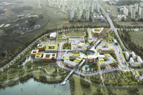 Luftaufnahme des KENTECH-Campus