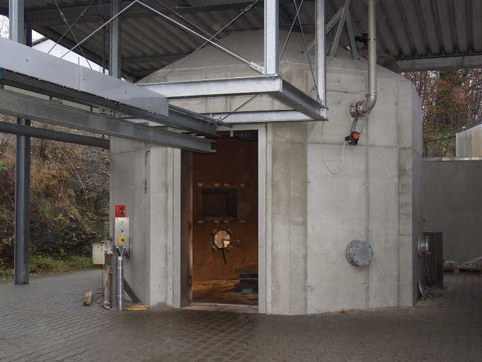 Sprengkammer für max. 2 kg TNT Äquivalent