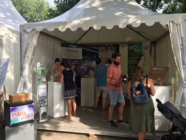 Der Pavillion der Klima-Akademi auf DAS FEST 2019
