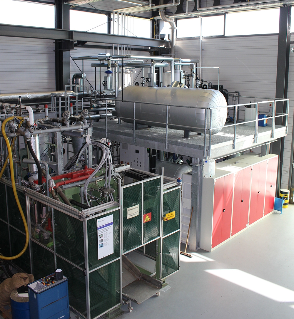 Neue Dampfversorgung für den bestehenden Erlenbach-Formteilautomaten