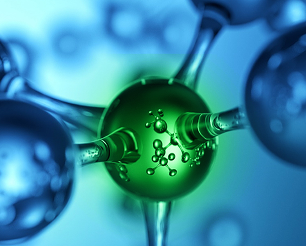 Abstract atom or molecule structure Abstract atom or molecule structure