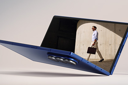 Darstellung eines faltbares Smartphones