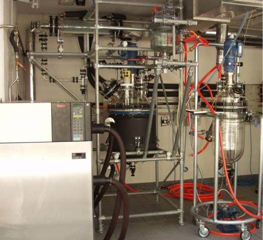 50-liter reactor plant for synthesis of energetic materials under safety conditions