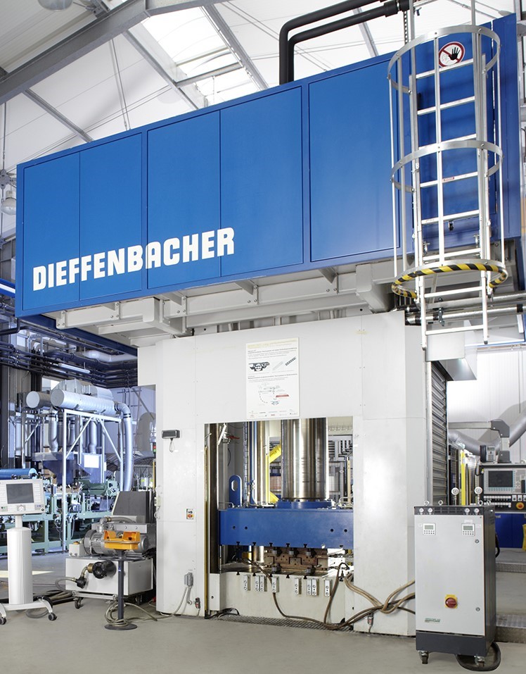 Dieffenbacher Hydraulik-Presse DYL630/500 