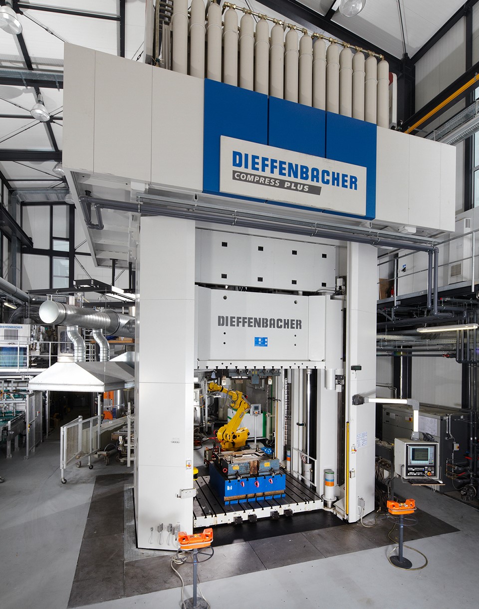 Dieffenbacher Hydraulik-Presse DCP-G 3600/3200 AS