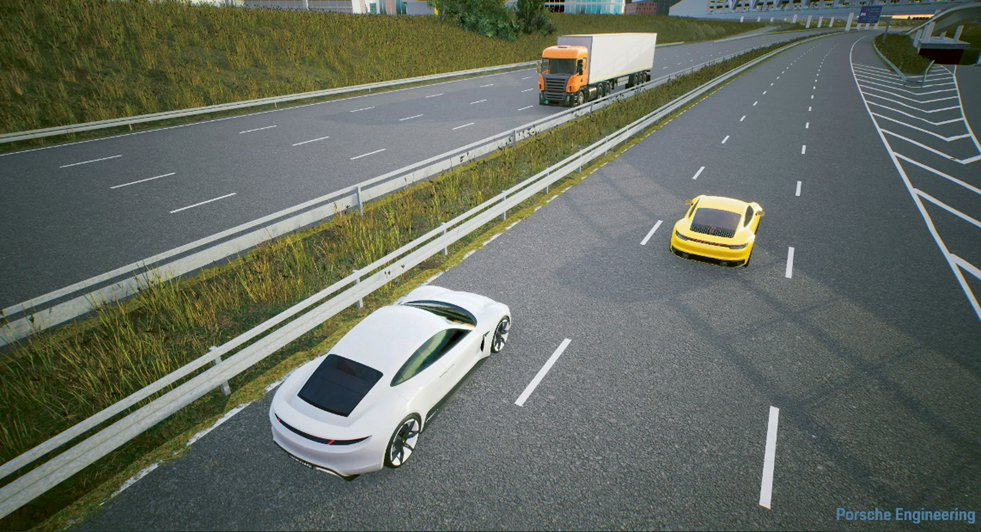 Virtual test drives: Real-world journeys can be recreated in a simulation framework.