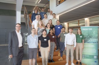 PREDICTOR partners and doctoral candidates at the project meeting and training unit 1 at Fraunhofer ICT, Pfinztal, Germany, June 17th, 2025