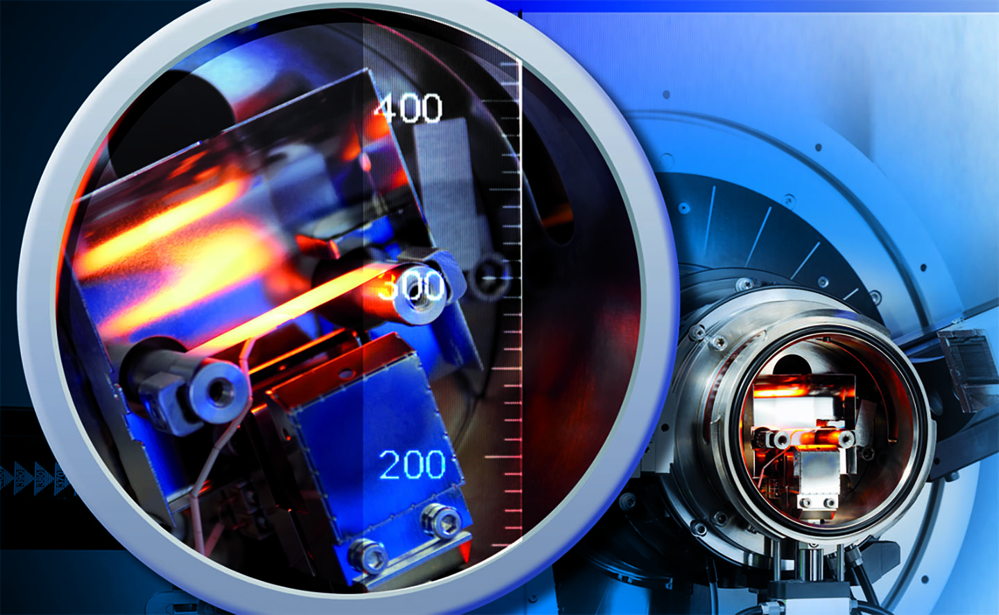 High-temperature chamber for X-ray diffractometry